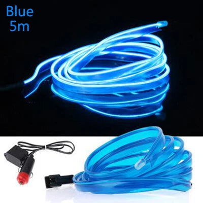 Car Interior Auto LED Strip EL Wire Neon Light For SEAT Leon 1 2 3 MK3 FR Cordoba Ibiza Arosa Alhambra Altea Exeo Formula Cupra