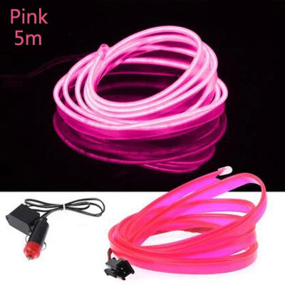 Car Interior Auto LED Strip EL Wire Neon Light For SEAT Leon 1 2 3 MK3 FR Cordoba Ibiza Arosa Alhambra Altea Exeo Formula Cupra