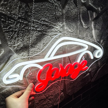 Car Garage Neon Signs Led Lights Check Engine Art Logo Room Decoration Auto Car Repair Shop USB Power Neon Light Up Sign Lamp