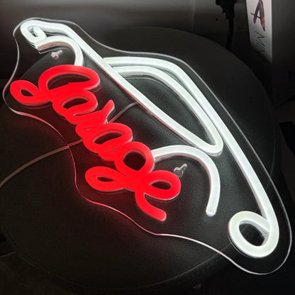 Car Garage Neon Signs Led Lights Check Engine Art Logo Room Decoration Auto Car Repair Shop USB Power Neon Light Up Sign Lamp